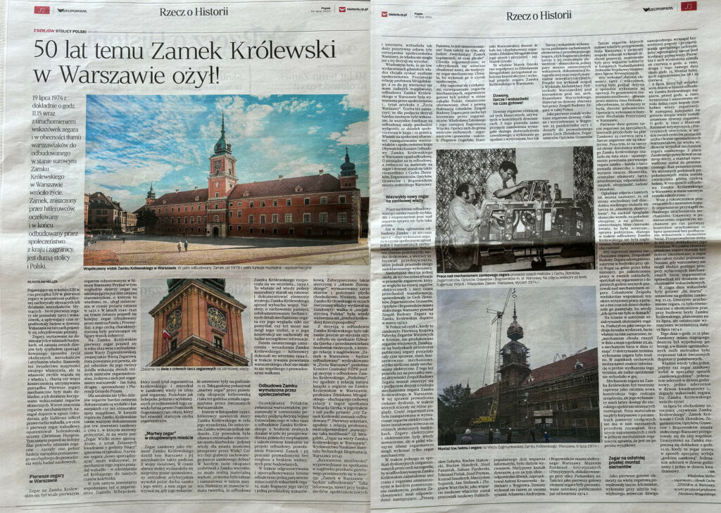 Zegar Zamku Królewskiego w Rzeczpospolitej